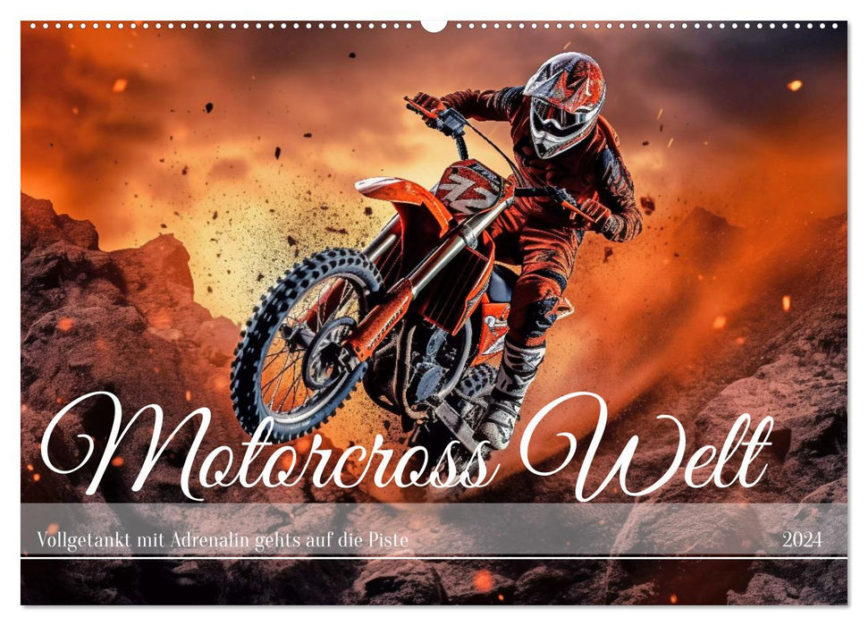 Motorcross Welt (CALVENDO Wandkalender 2024)