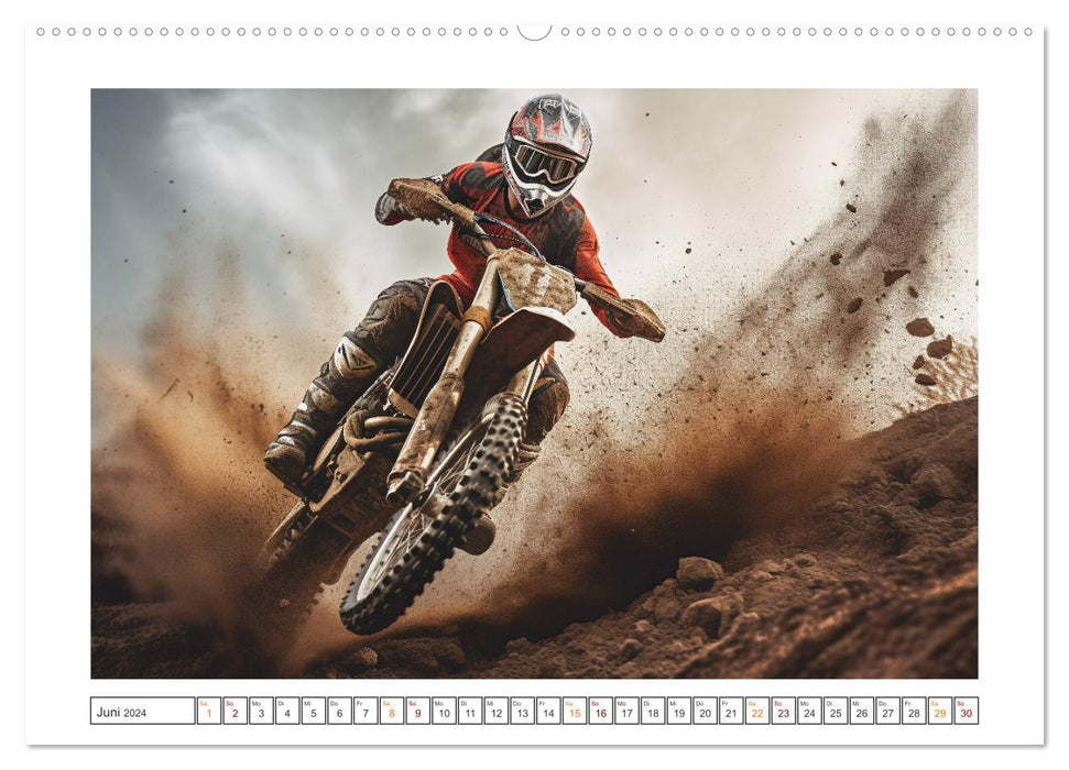 Motorcross Welt (CALVENDO Premium Wandkalender 2024)
