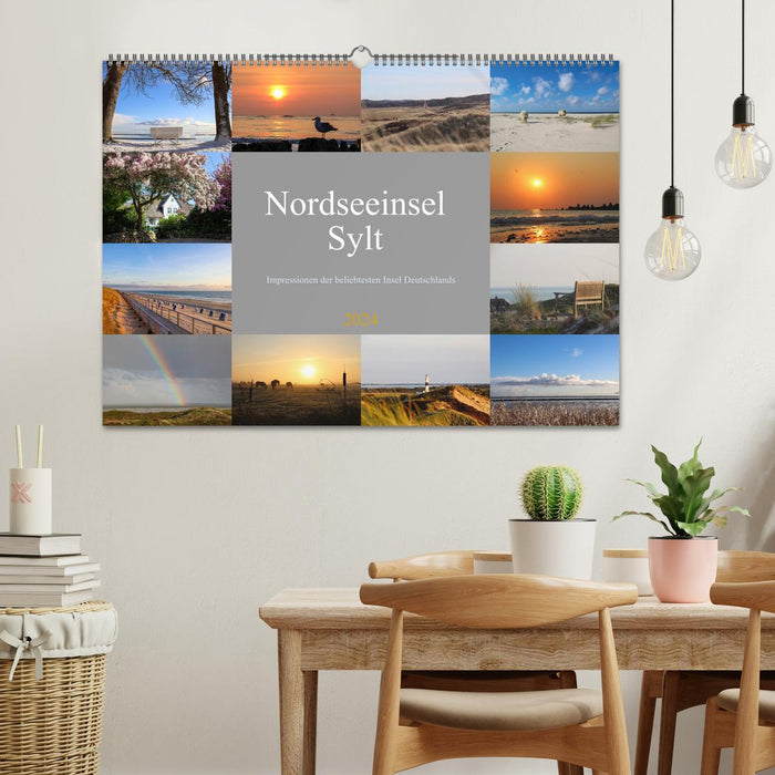 Nodseeinsel Sylt - Impressionen der beliebtesten Insel Deutschlands (CALVENDO Wandkalender 2024)