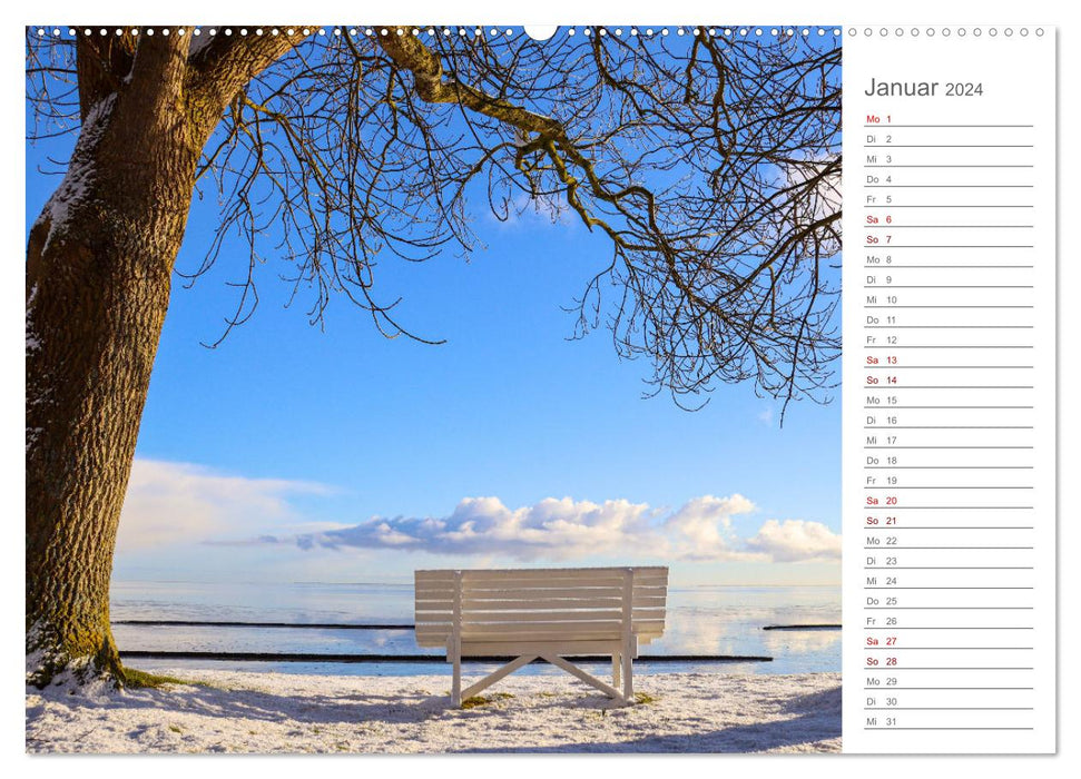 Nodseeinsel Sylt - Impressionen der beliebtesten Insel Deutschlands (CALVENDO Wandkalender 2024)