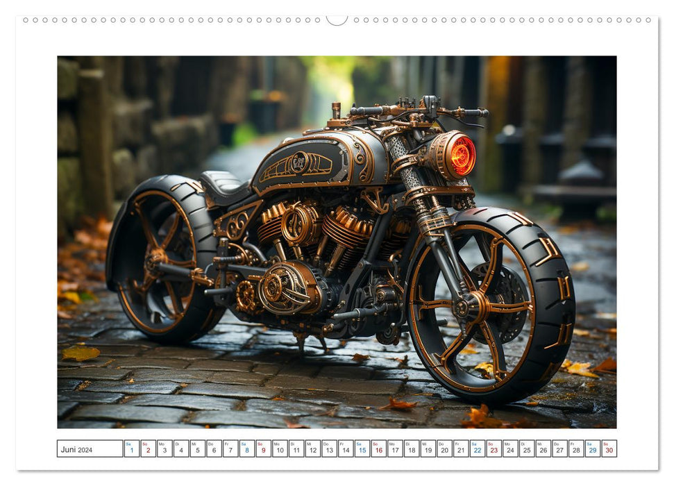 Steampunk Vehicles (CALVENDO Premium Wandkalender 2024)