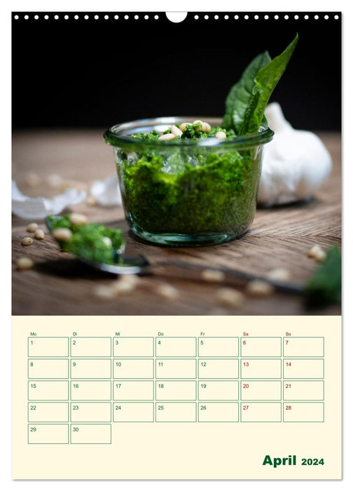 Vegetarische Vier Jahreszeiten (CALVENDO Wandkalender 2024)