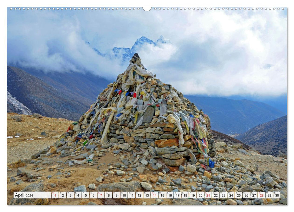 BUDDHISMUS in NEPAL (CALVENDO Premium Wandkalender 2024)