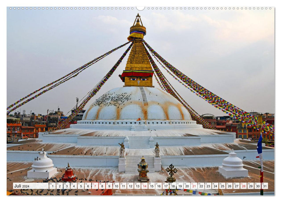 BUDDHISMUS in NEPAL (CALVENDO Premium Wandkalender 2024)