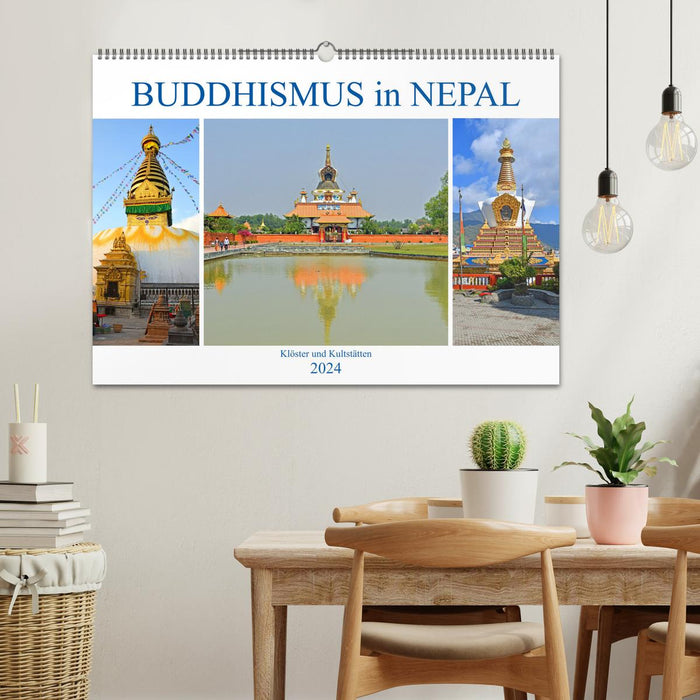 BUDDHISMUS in NEPAL (CALVENDO Wandkalender 2024)