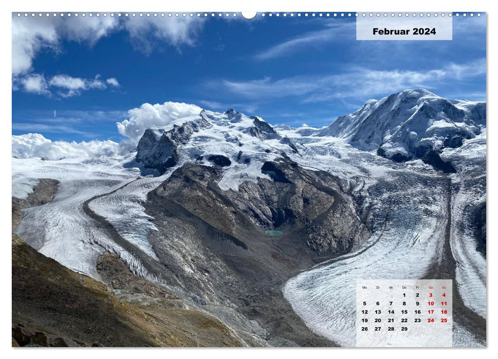 Alpenauszeit - Schöne Orte der Alpen (CALVENDO Premium Wandkalender 2024)