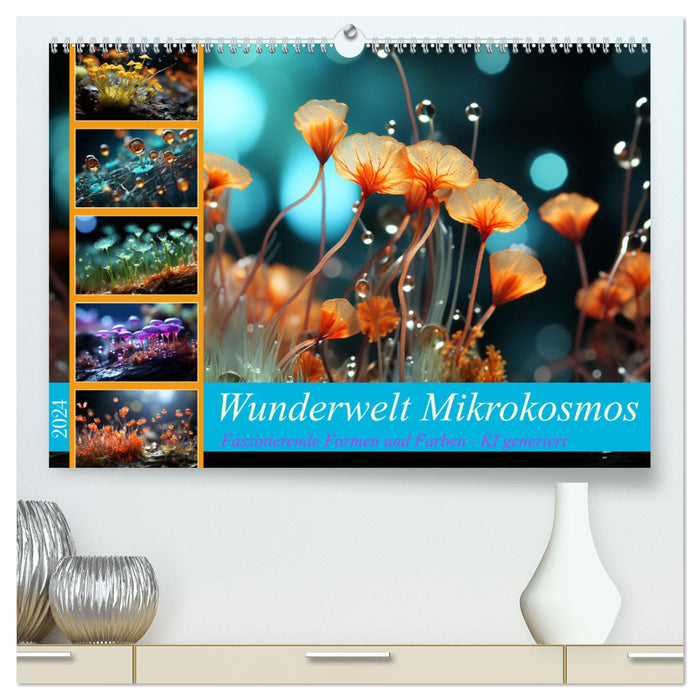Wunderwelt Mikrokosmos (CALVENDO Premium Wandkalender 2024)
