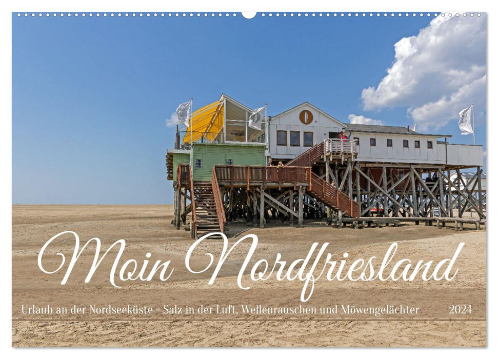 Moin Nordfriesland - Urlaub an der Nordseeküste (CALVENDO Wandkalender 2024)