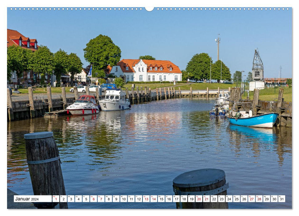 Moin Nordfriesland - Urlaub an der Nordseeküste (CALVENDO Premium Wandkalender 2024)