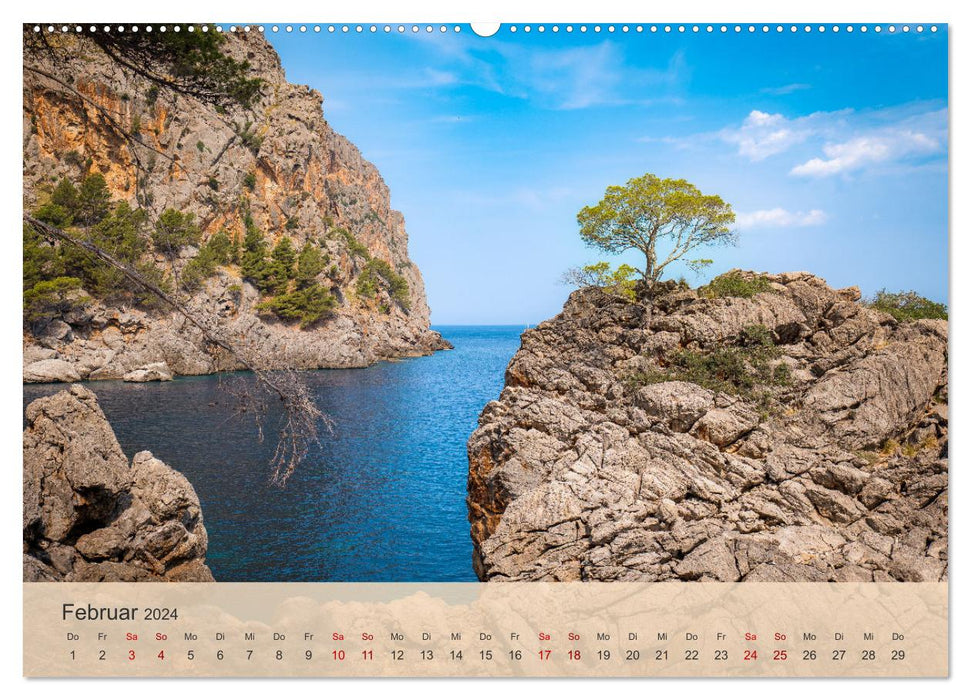 Mallorca - Perle des Mittelmeers (CALVENDO Premium Wandkalender 2024)