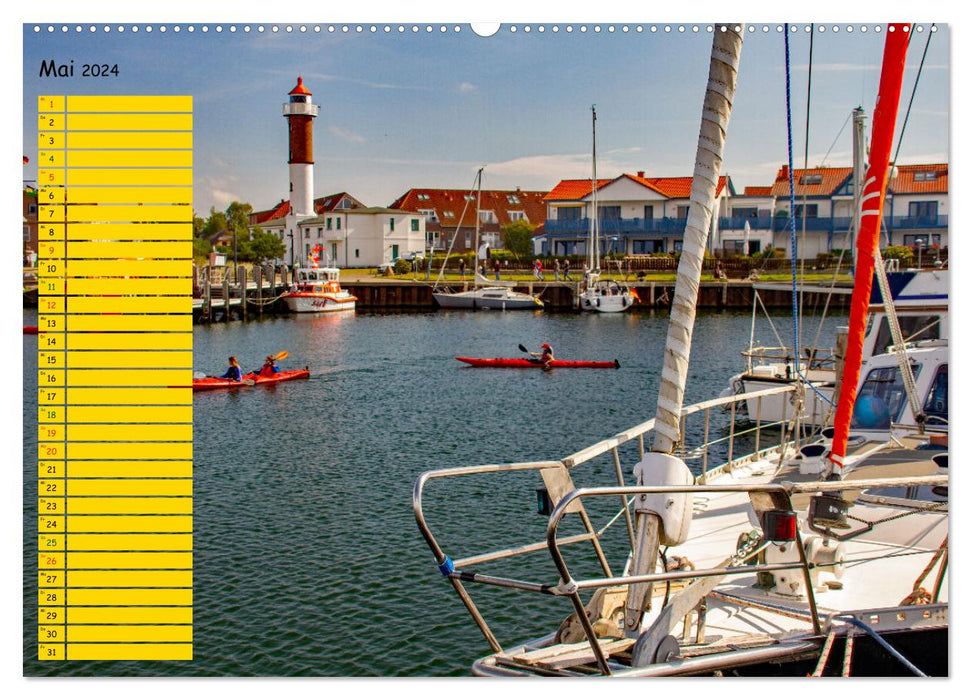 Ostseeinsel Poel - Sehnsuchtsort in der Ostsee (CALVENDO Premium Wandkalender 2024)