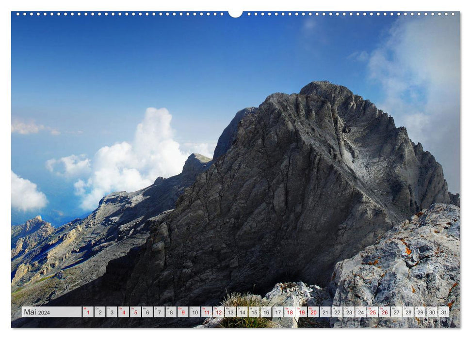 Berge - Die schönsten Gipfel der Welt (CALVENDO Premium Wandkalender 2024)