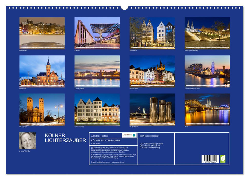 KÖLNER LICHTERZAUBER (CALVENDO Wandkalender 2024)