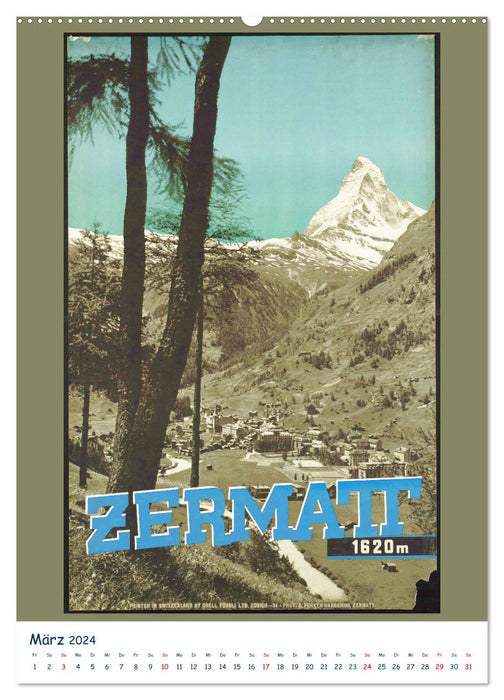 Schweizer Plakatkunst (CALVENDO Premium Wandkalender 2024)