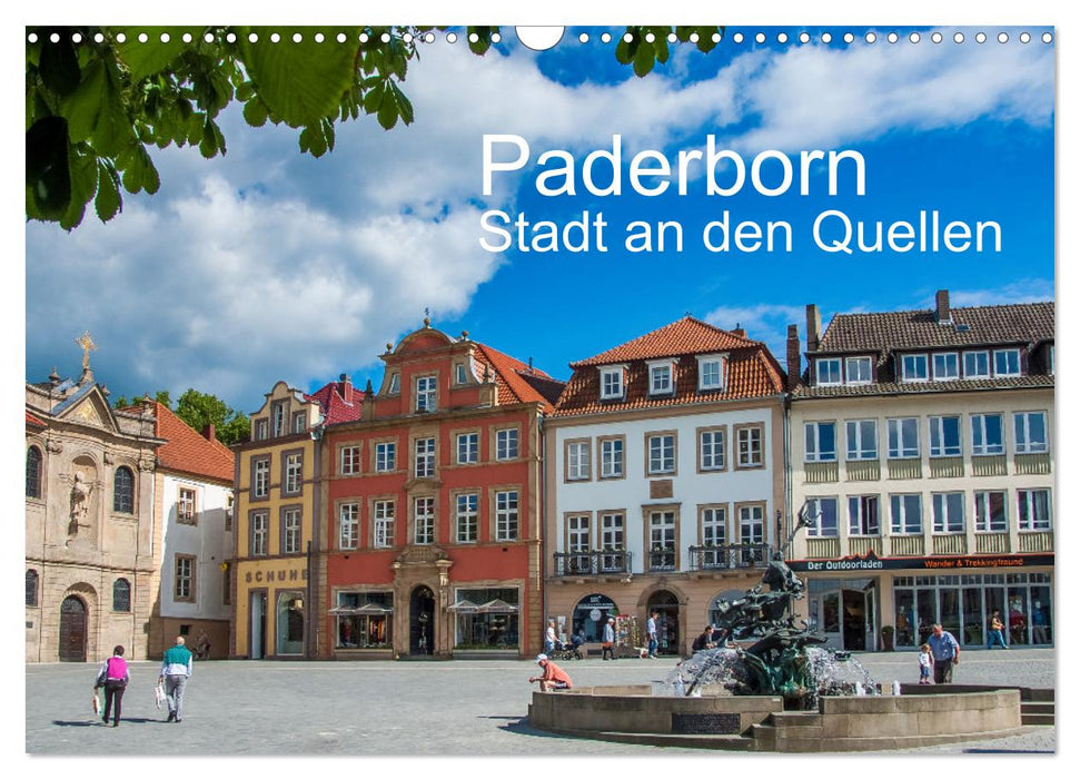 PADERBORN - Stadt an den Quellen (CALVENDO Wandkalender 2024)