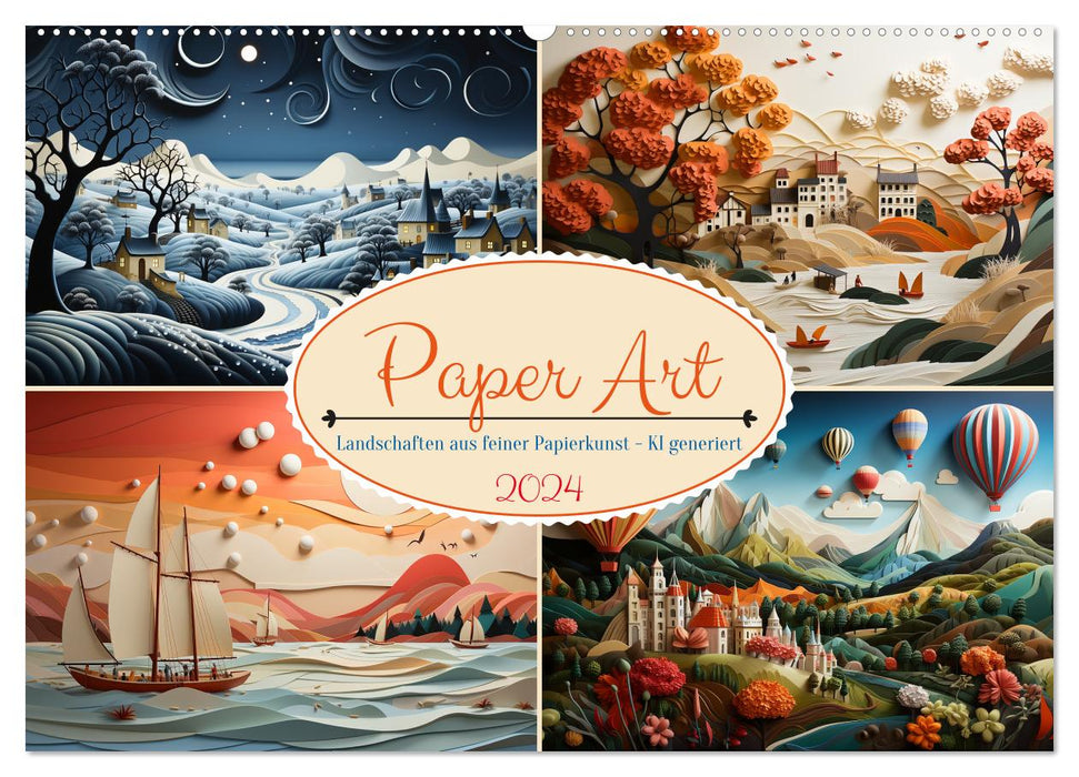 Paper Art (CALVENDO Wandkalender 2024)