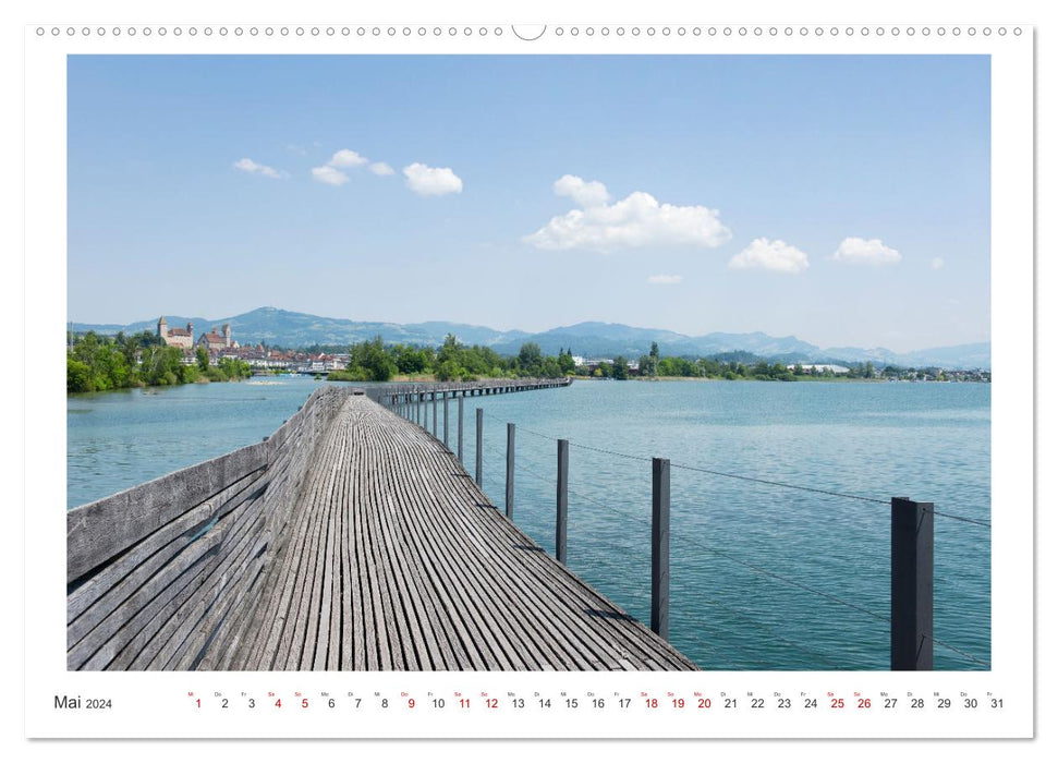 Unterwegs in der Schweiz: Wandern zu märchenhaften Bergen und Seen (CALVENDO Wandkalender 2024)