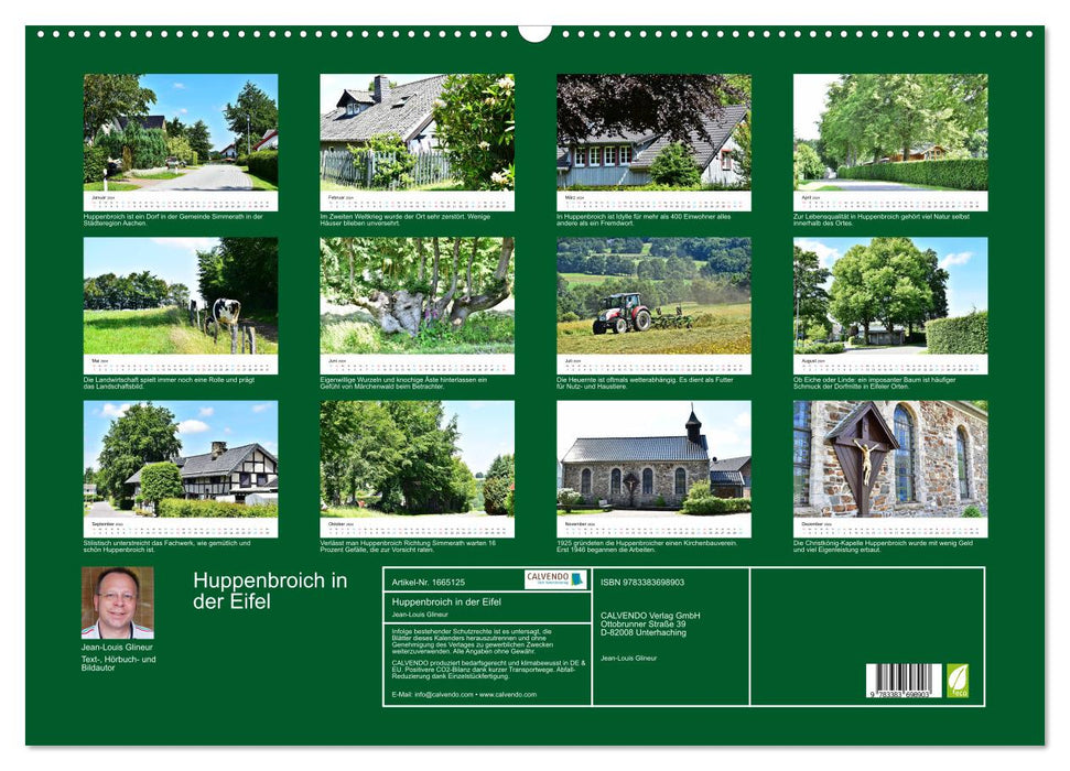 Huppenbroich in der Eifel (CALVENDO Wandkalender 2024)
