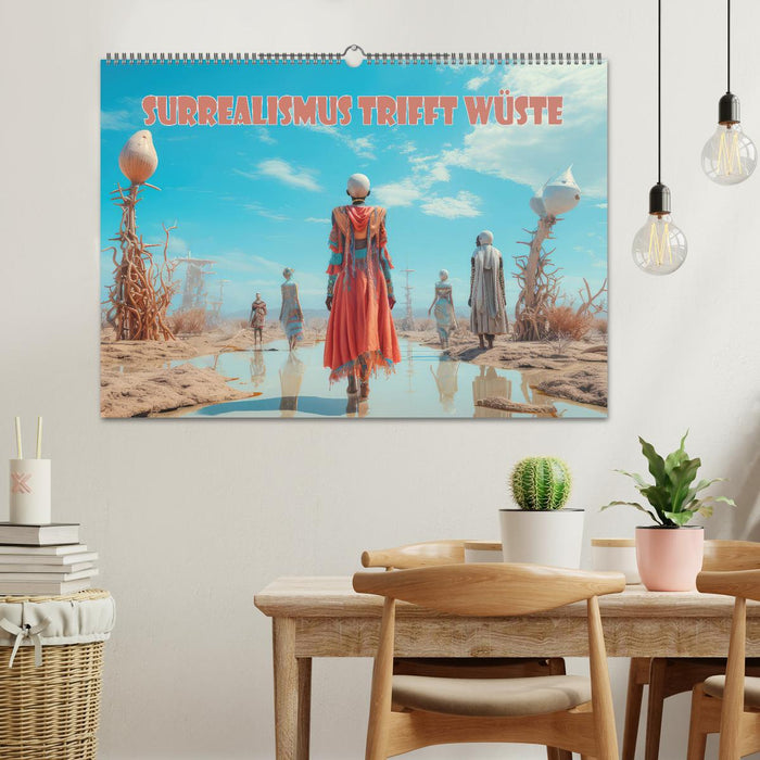 Surrealismus trifft Wüste (CALVENDO Wandkalender 2024)