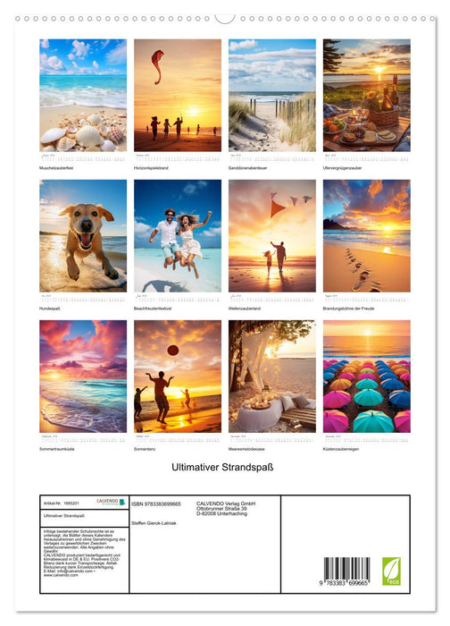 Ultimativer Strandspaß (CALVENDO Premium Wandkalender 2024)