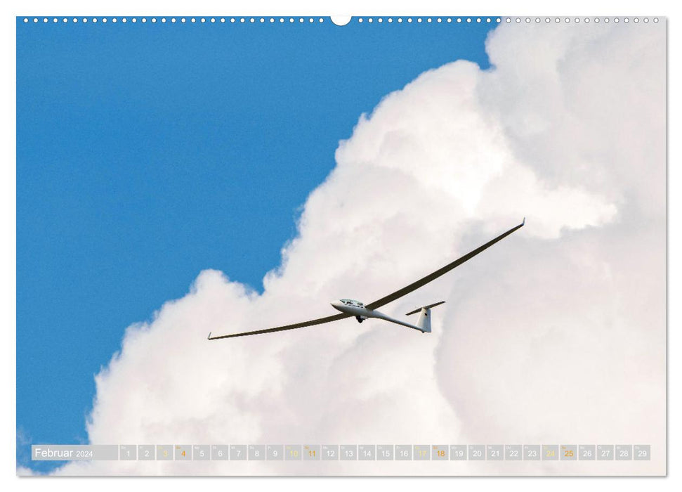 Meister in der Schwebe: Segelflugzeuge (CALVENDO Wandkalender 2024)