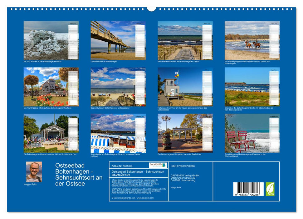 Ostseebad Boltenhagen - Sehnsuchtsort an der Ostsee (CALVENDO Premium Wandkalender 2024)