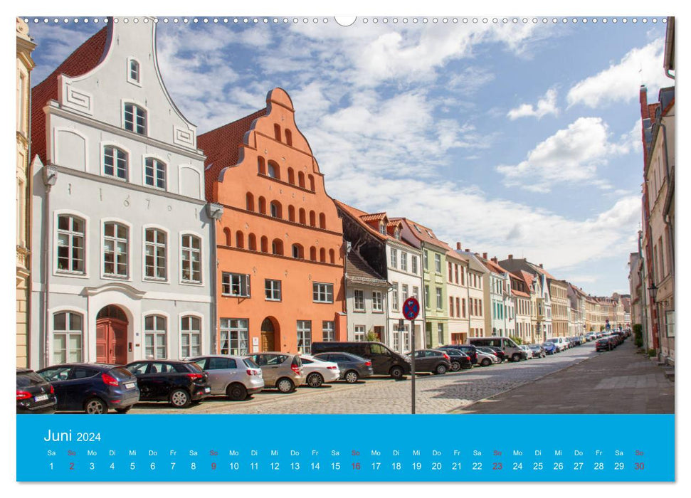 Wismar - Ansichten einer Hansestadt (CALVENDO Premium Wandkalender 2024)