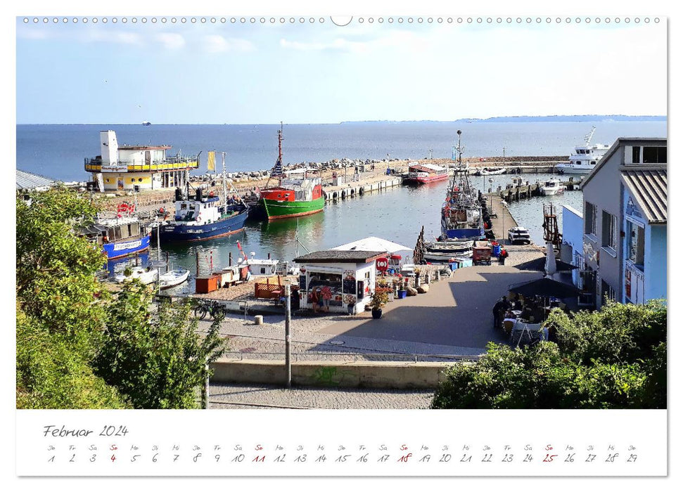 Mein Sassnitz - Hafenstadt und Erholungsort an der Kreideküste von Rügen (CALVENDO Wandkalender 2024)