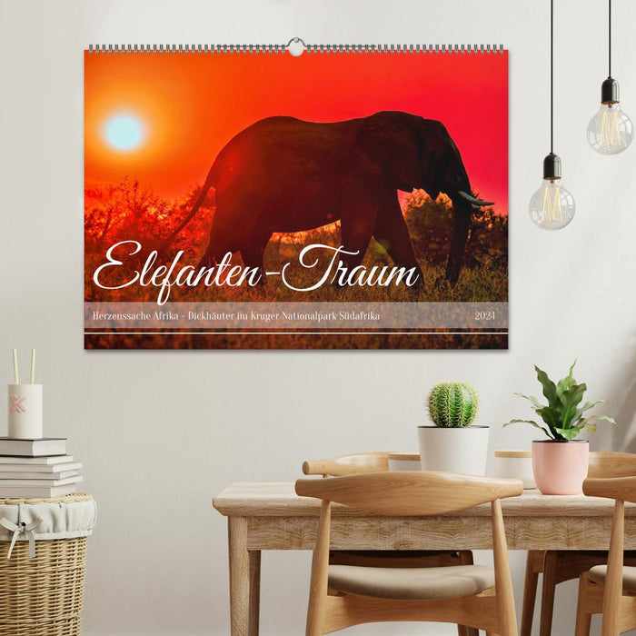 Elefanten-Traum - Herzenssache Afrika (CALVENDO Wandkalender 2024)
