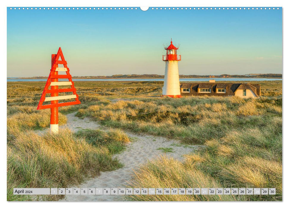 Wunderschönes Sylt - Perle der Nordsee (CALVENDO Wandkalender 2024)