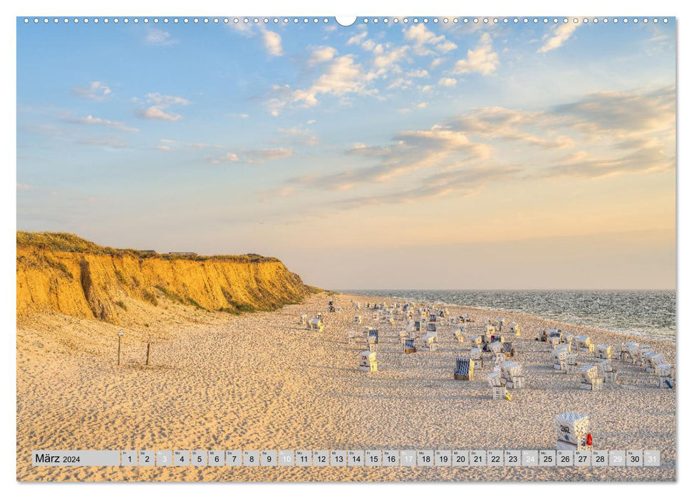 Wunderschönes Sylt - Perle der Nordsee (CALVENDO Premium Wandkalender 2024)