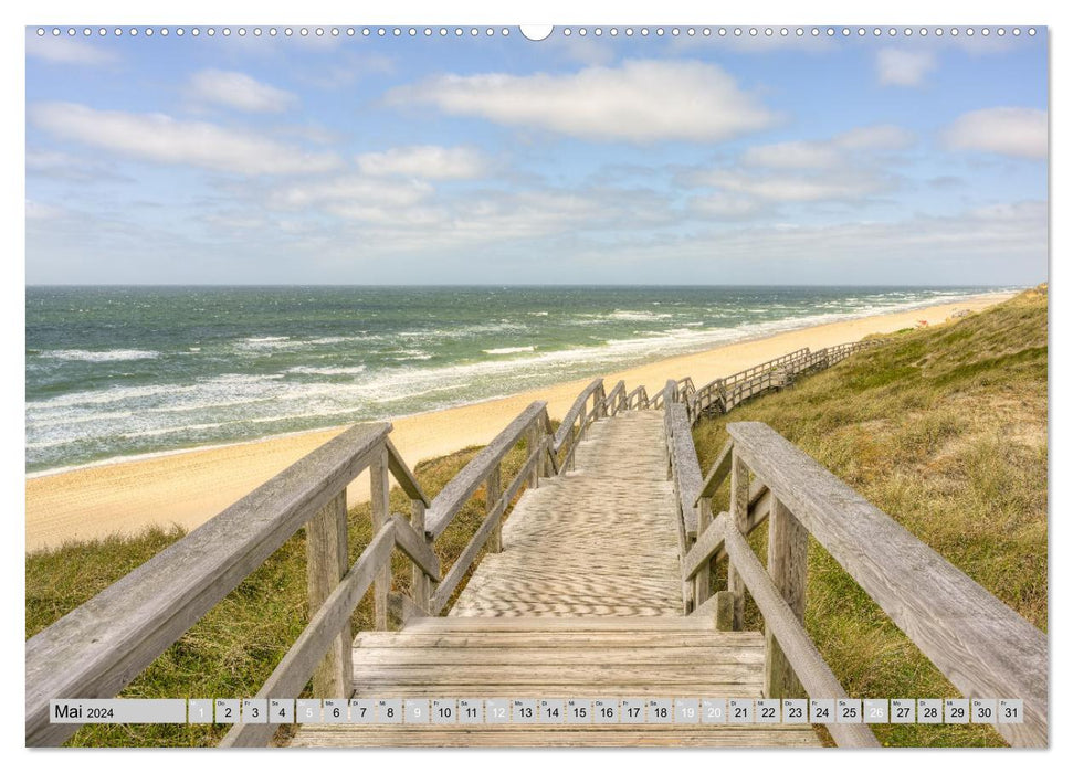 Wunderschönes Sylt - Perle der Nordsee (CALVENDO Premium Wandkalender 2024)