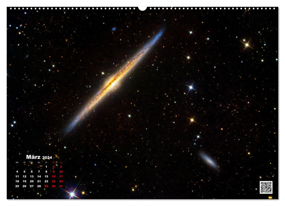 Astrofotografie von Stefan Ziegenbalg (Querformat) (CALVENDO Wandkalender 2024)