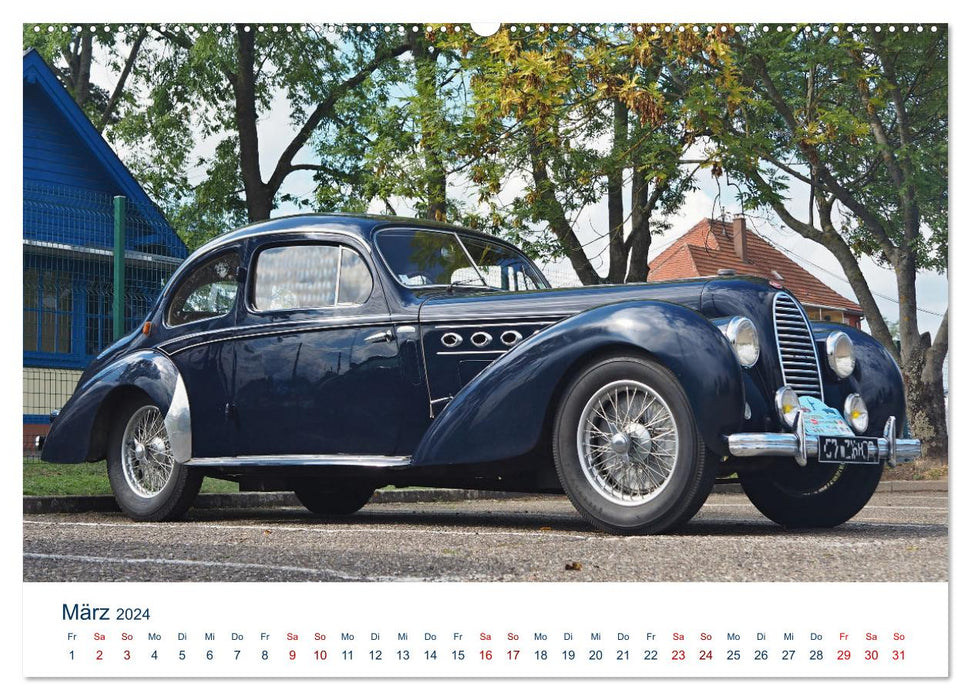 Bugatti Traumautos (CALVENDO Wandkalender 2024)