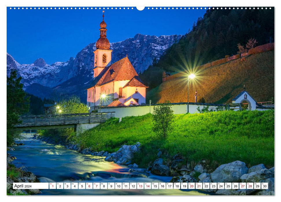 Berchtesgadener Alpen - Landschaften zum Träumen (CALVENDO Wandkalender 2024)