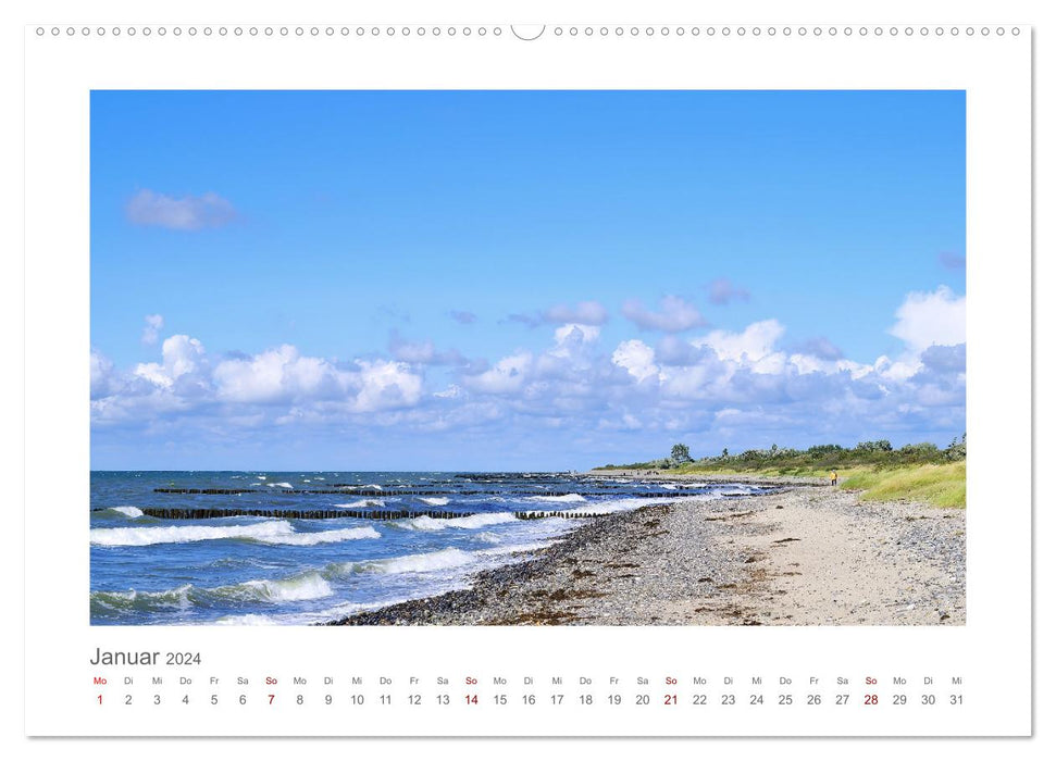 Rügenliebe - Eine Hommage an die Ostseeinsel Rügen (CALVENDO Wandkalender 2024)