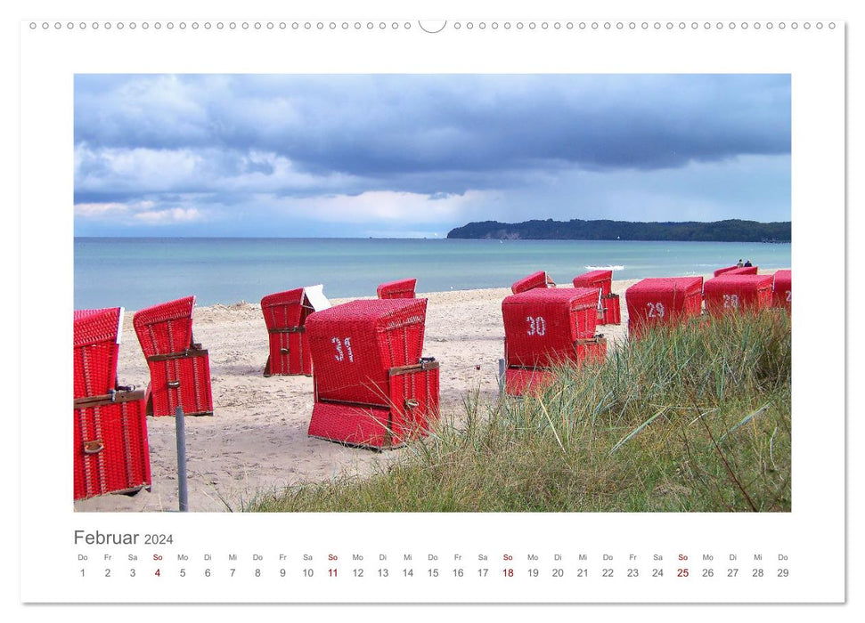 Rügenliebe - Eine Hommage an die Ostseeinsel Rügen (CALVENDO Premium Wandkalender 2024)