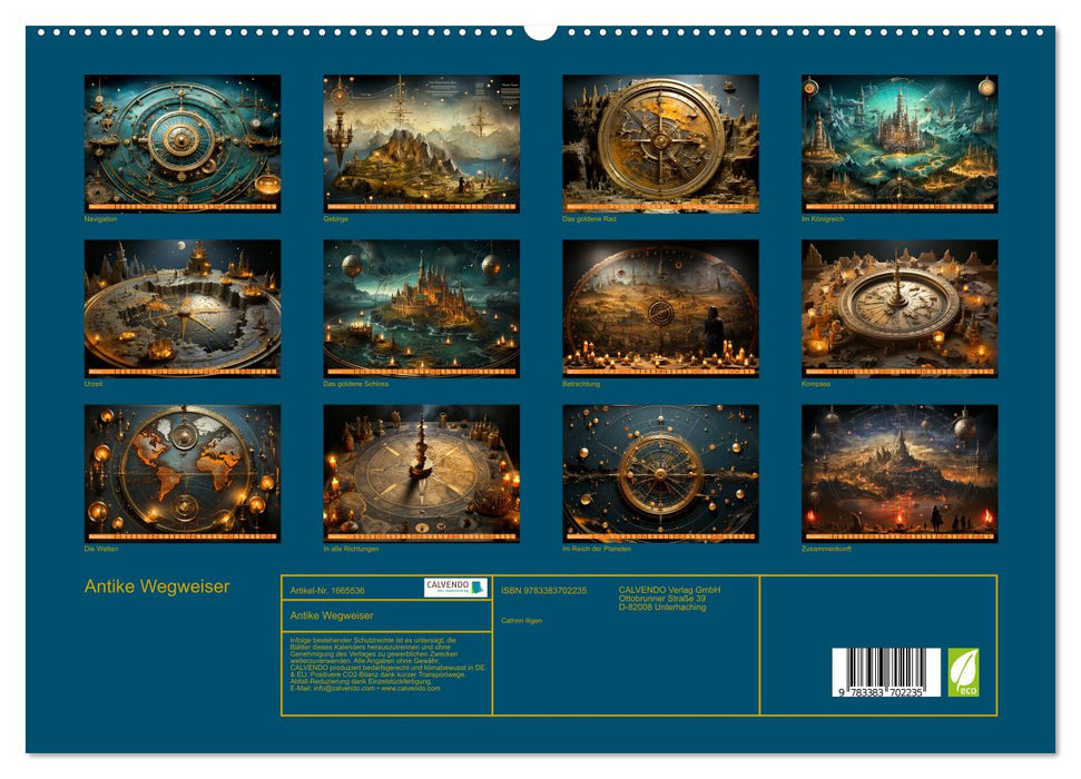 Antike Wegweiser (CALVENDO Premium Wandkalender 2024)