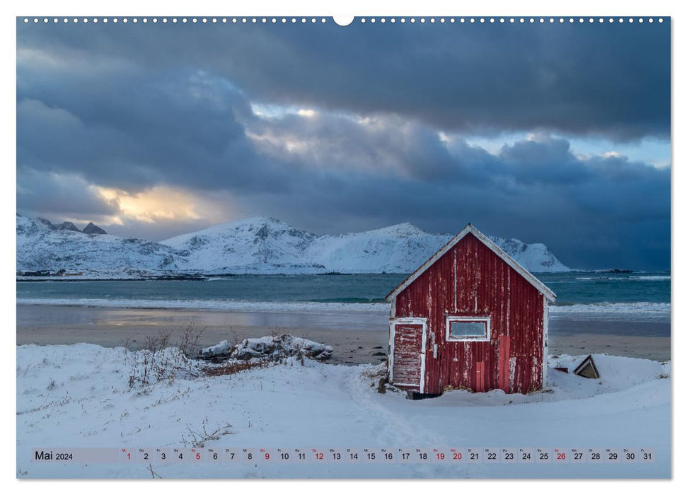 Lofoten ...ein Wintertraum (CALVENDO Premium Wandkalender 2024)