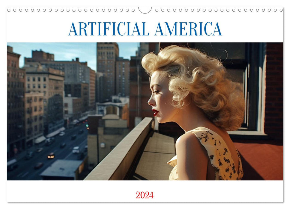 Artificial America (CALVENDO Wandkalender 2024)