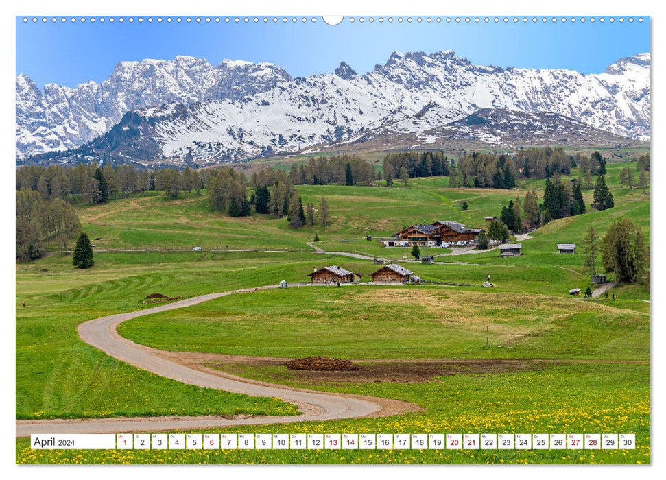 Südtirol - Von Meran bis zum Pragser Wildsee (CALVENDO Premium Wandkalender 2024)