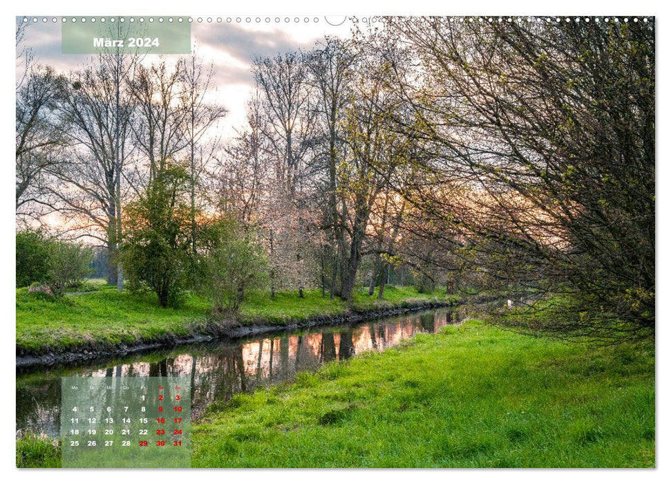 Ein Jahr Niederrhein Momente der Natur (CALVENDO Wandkalender 2024)