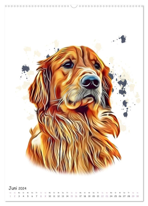 Süße Hunde (CALVENDO Premium Wandkalender 2024)