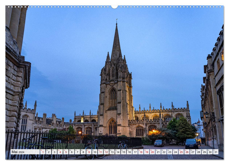 England - Oxford (CALVENDO Premium Wandkalender 2024)