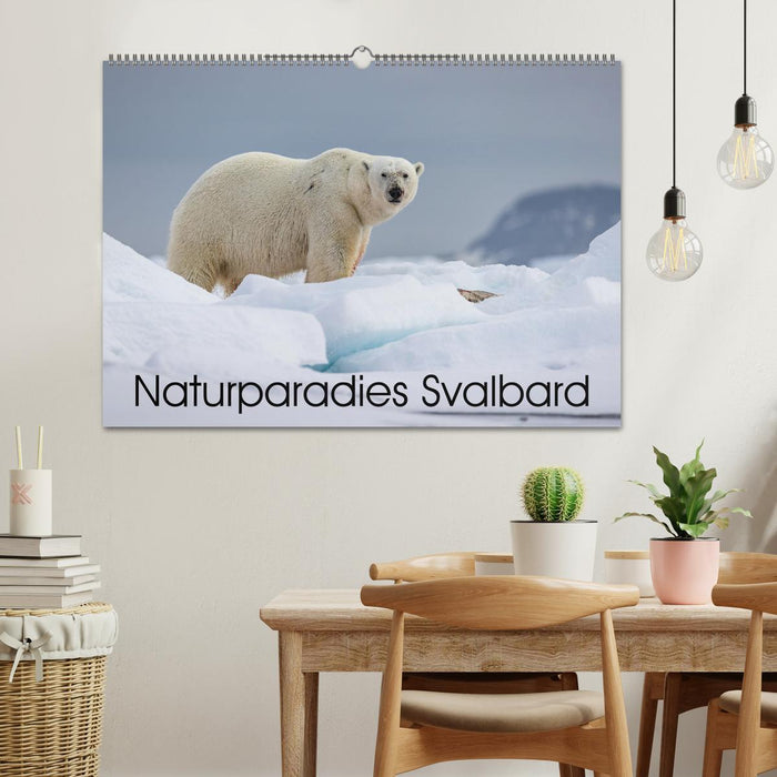 Naturparadies Svalbard (CALVENDO Wandkalender 2024)