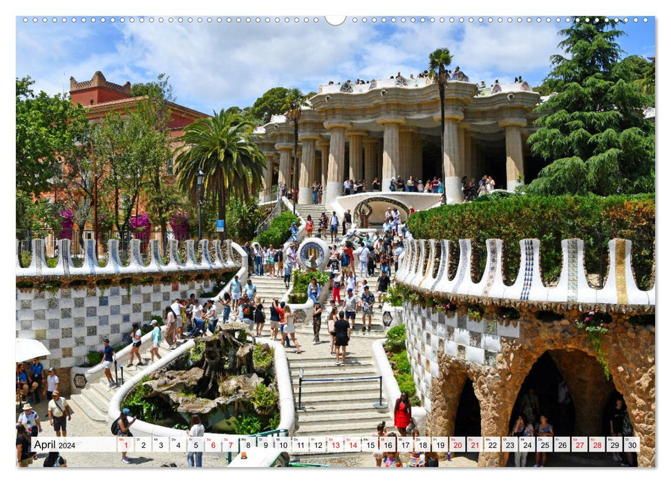BARCELONA, Traumziel am Mittelmeer (CALVENDO Premium Wandkalender 2024)