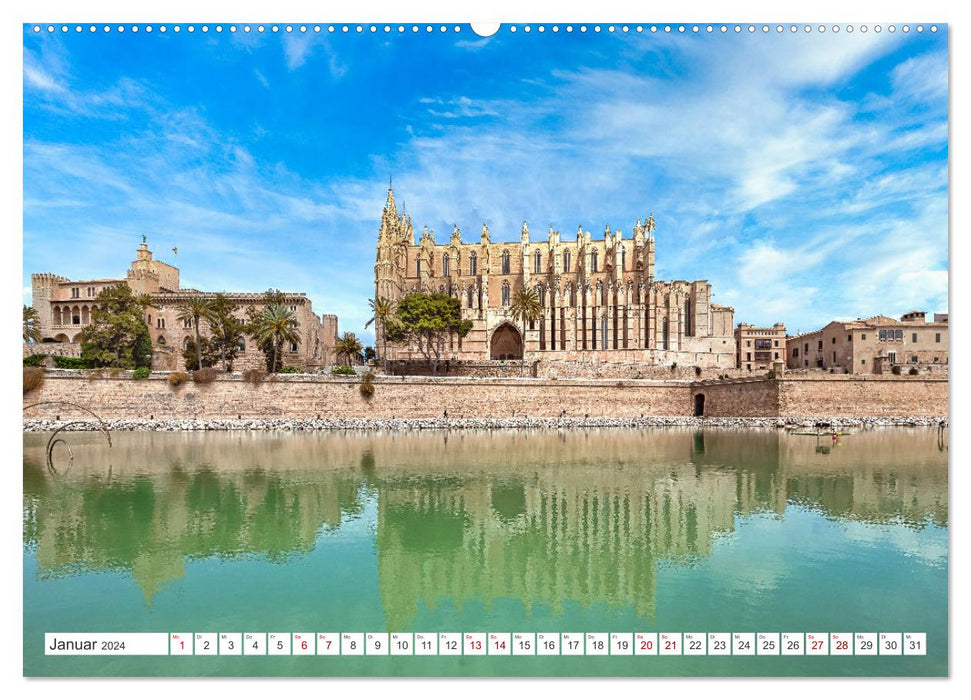 Mallorca - Traumhafte Insel der Balearen (CALVENDO Premium Wandkalender 2024)