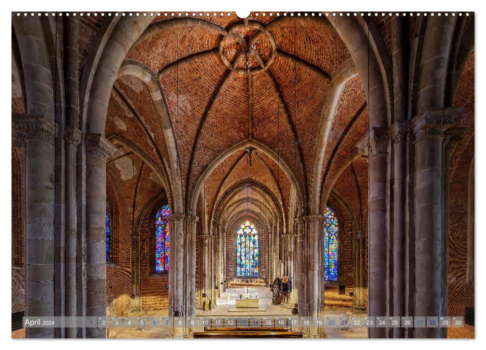 Églises de Brême vues de l'intérieur (Calendrier mural CALVENDO Premium 2024) 