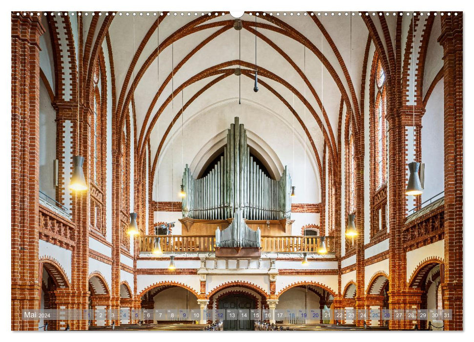 Bremer Kirchen von Innen (CALVENDO Wandkalender 2024)