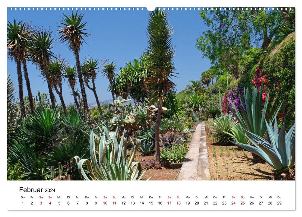 Madère – Jardins et Quintas (Calvendo Premium Wall Calendar 2024) 
